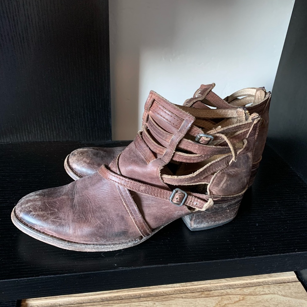 freebird ankle strap boots